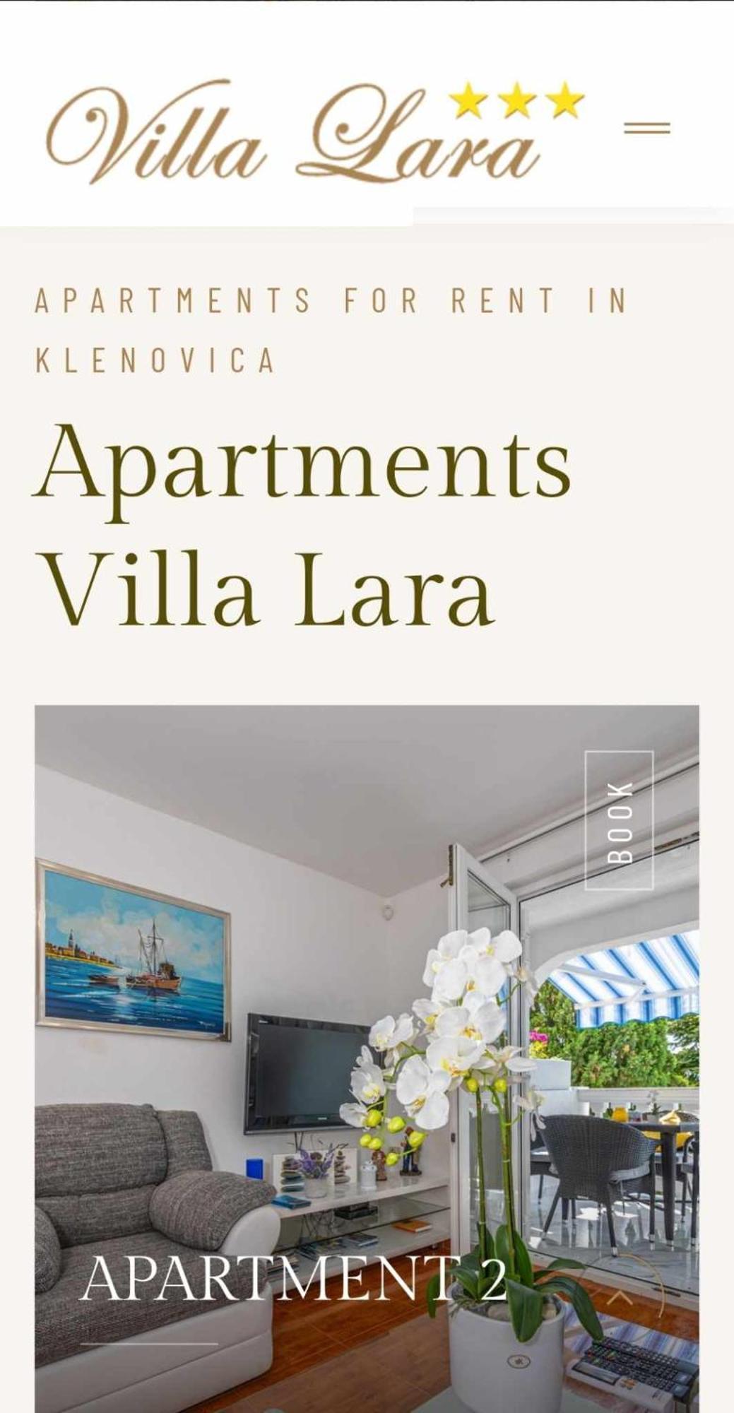 Villa Lara Klenovica Eksteriør billede