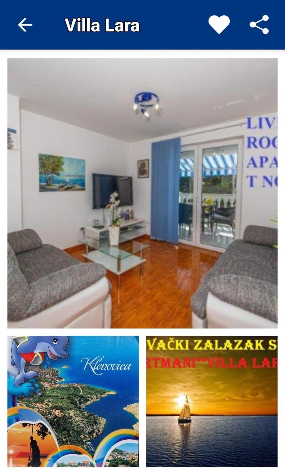 Villa Lara Klenovica Eksteriør billede